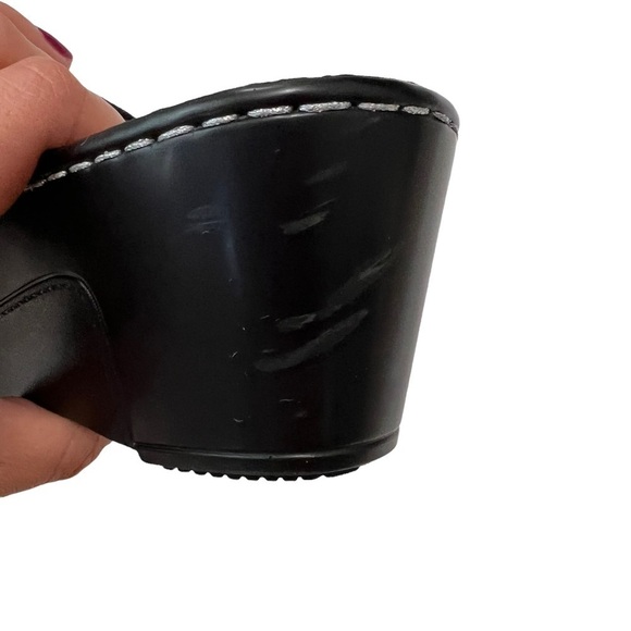 Alegria Lotie Snakeskin print leather wedge sandals Size 9 (39) - Picture 7 of 13